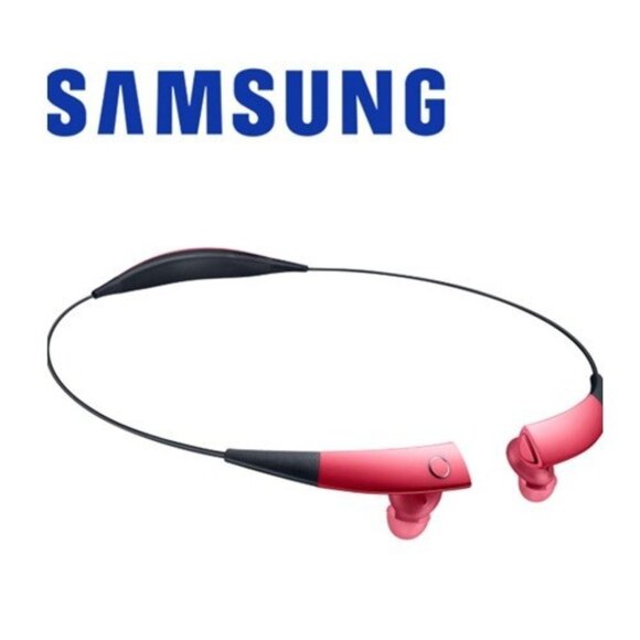 Samsung Gear Circle Wireless Headphones, Around the Neck Design, Red - Picture 1 of 16